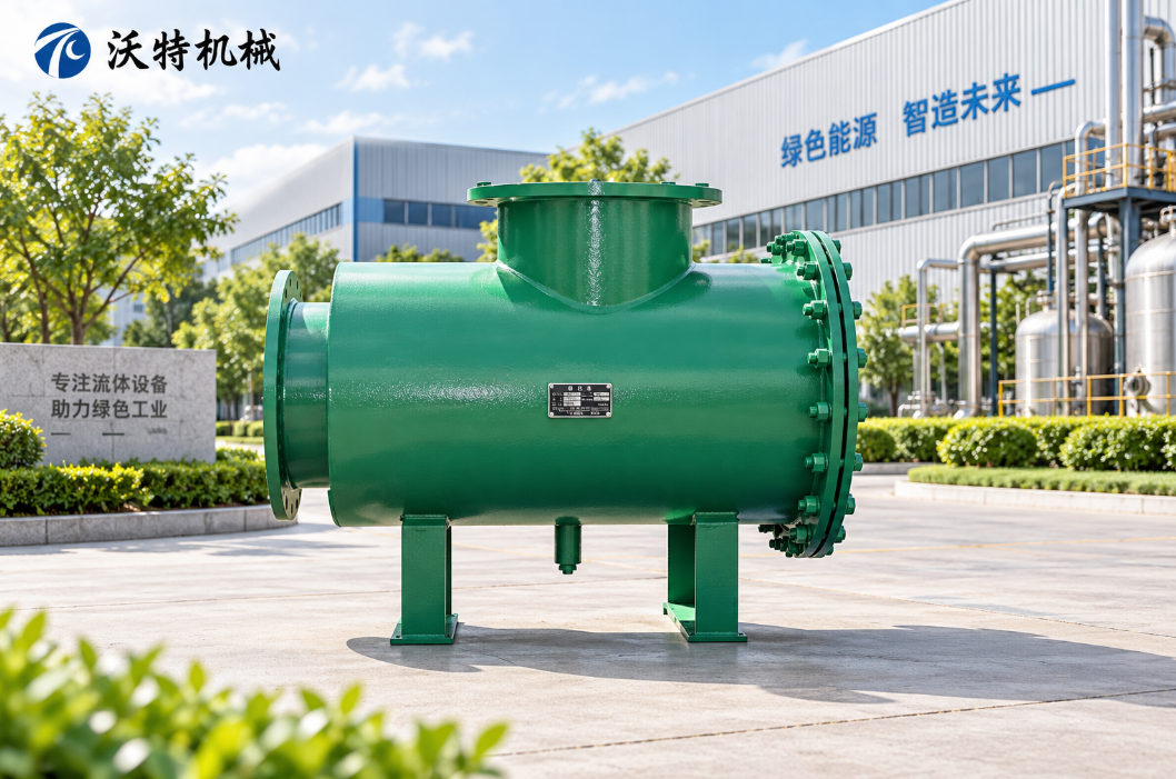 卧式角通除污器